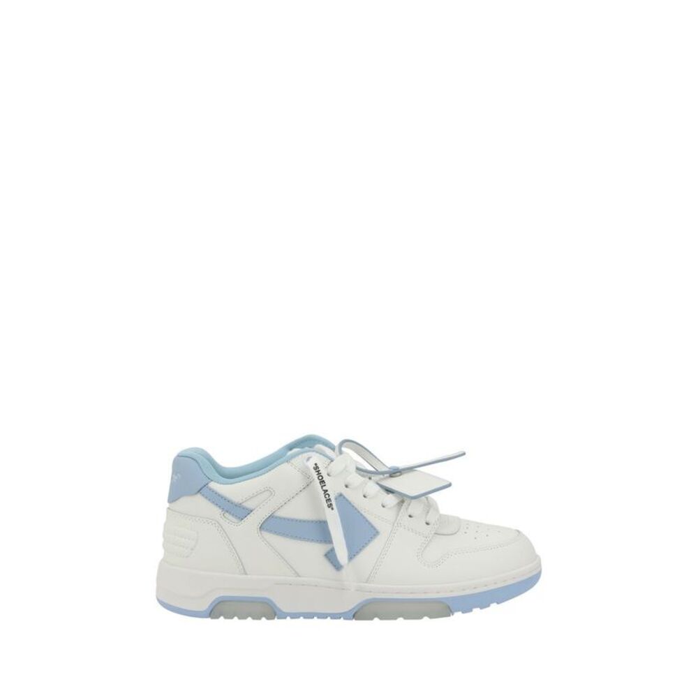 Off-White White Calf Leather Bos Taurus Athletic Men's Sneakers